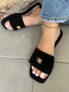 Sandalias para dama Plana Cow Mm — Calzado Maom