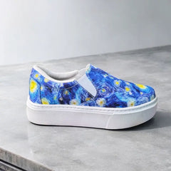 Tenis para dama Isa Noche Estrellada color azul — Calzado Maom