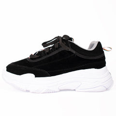 Tenis para dama Fashion color negro arcoiris — Calzado Maom