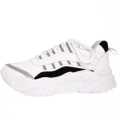 Tenis para dama Reflectivo color blanco — Calzado Maom
